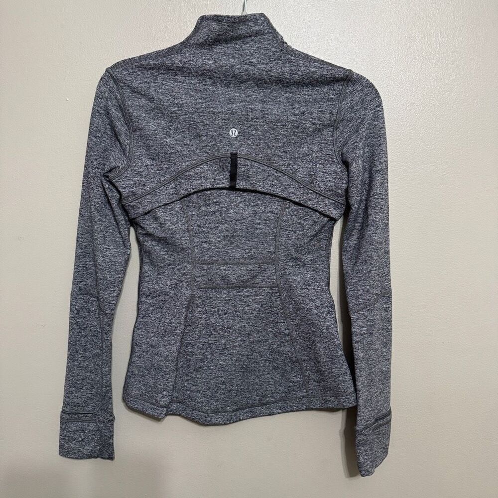 Lululemon Define Jacket Heathered Black size 4 - Picture 3 of 9